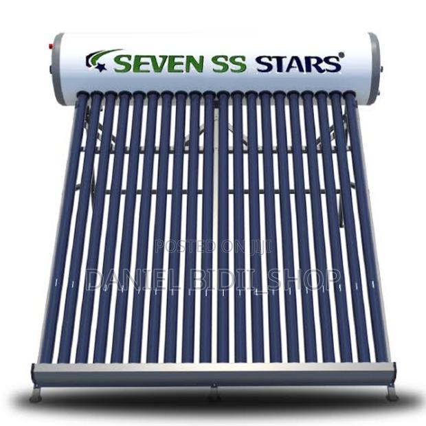 Seven SS Heatpipe Pressurized Water Heater Stainless 150ltrs