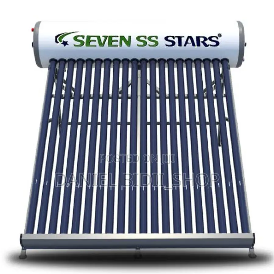 Seven SS Heatpipe Pressurized Water Heater Stainless 150ltrs