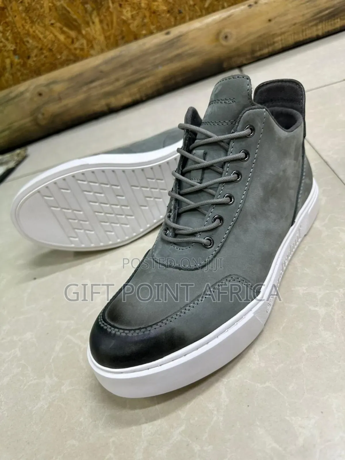 Grey Timberland Boots for Men