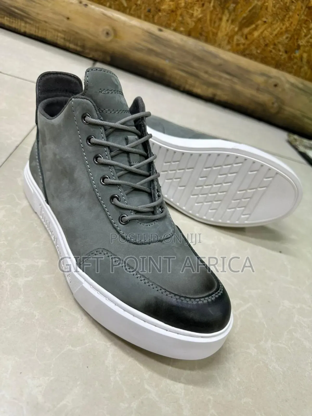 Grey Timberland Boots for Men