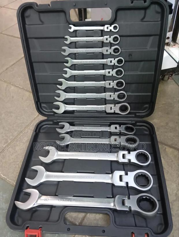 Ratchet Spanner Set From 8mm to 32 Mm - main view
