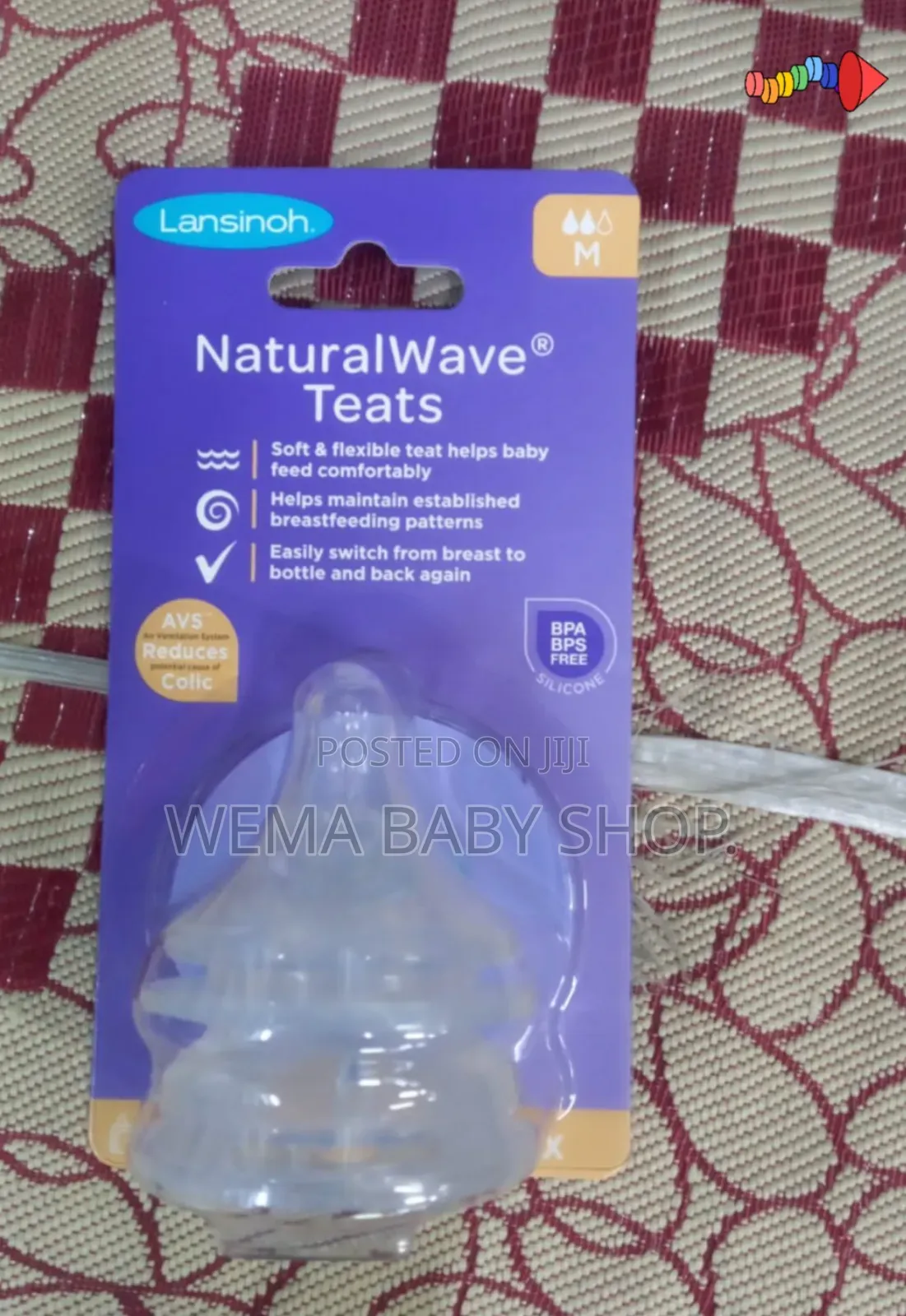 Lansinoh Naturalwave Teats (Small/Medium/Fast Flow)