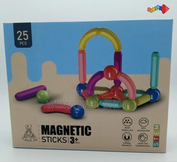 25pcs Magnetic Creativity Sticks - main view