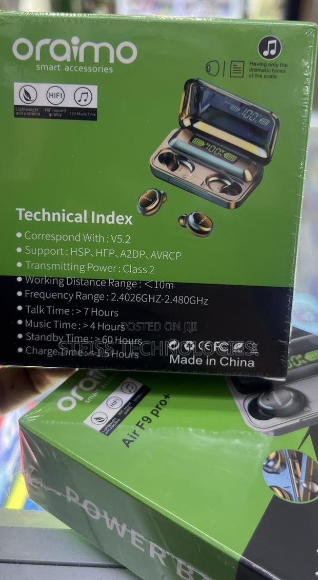 Oraimo F9 Pro + Wireless Buds. - thumbnail 4