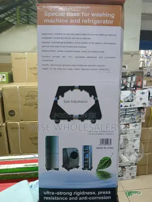 Adjustable Movable Fridge/Washing Machine Stand/Base