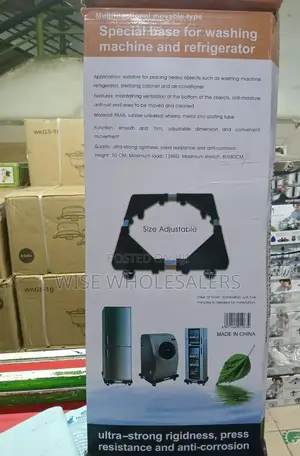 Adjustable Movable Fridge/Washing Machine Stand/Base*