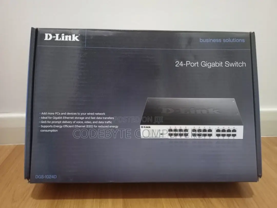 D-Link DGS-1024D 24-Port Unmanaged Gigabit Switch