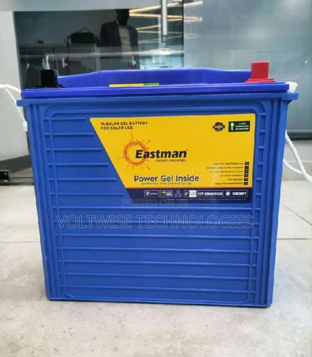 Eastman Gel 12V 200ah Tall Tubular Technology Solar Battery
