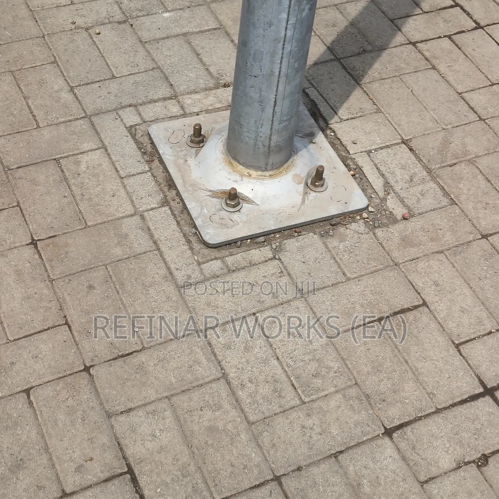 8M Hot-Dip Galvanized Outdoor Street Light Poles