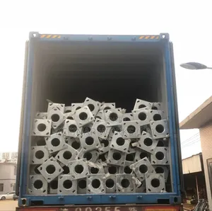 8M Hot-Dip Galvanized Outdoor Street Light Poles