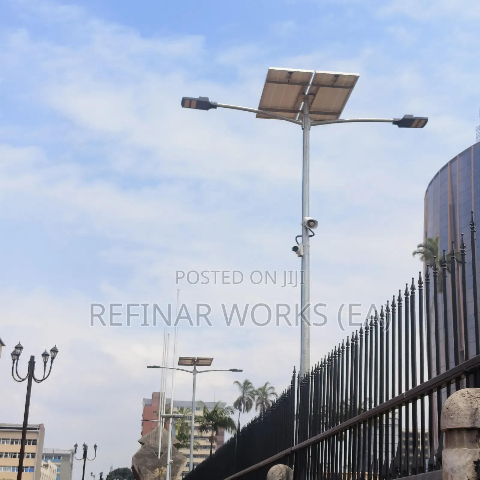 Galvanized Steel Light Poles - Anti Rust Solar/ Electric