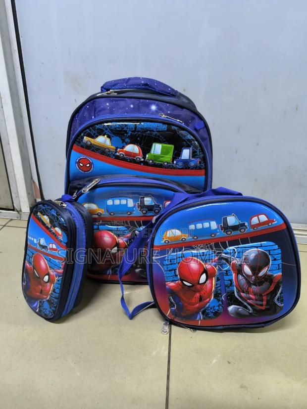 3 in 1 Cartoon Themed School Bag