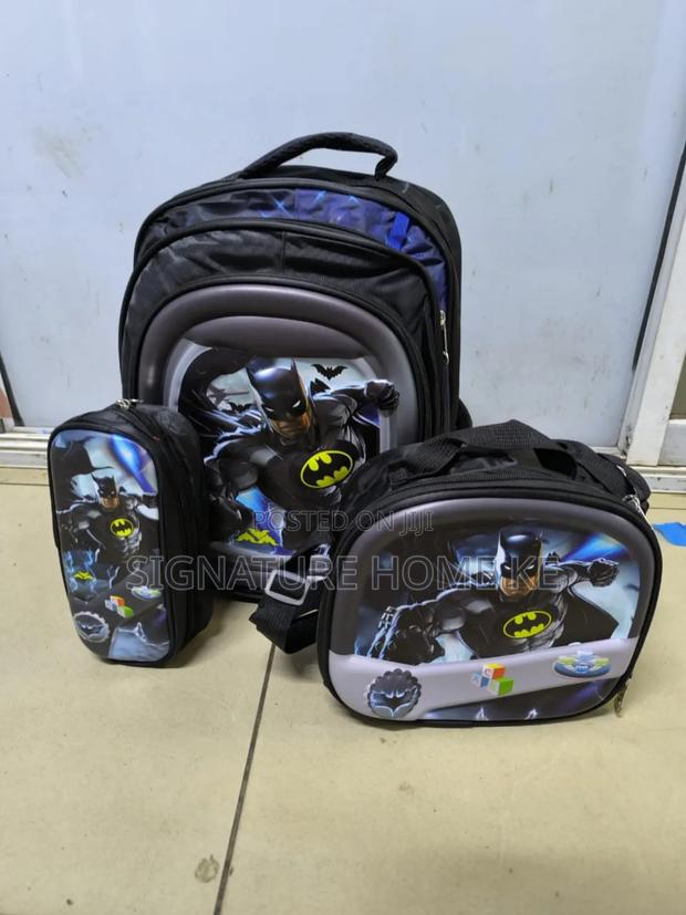 3 in 1 Cartoon Themed School Bag - thumbnail 3