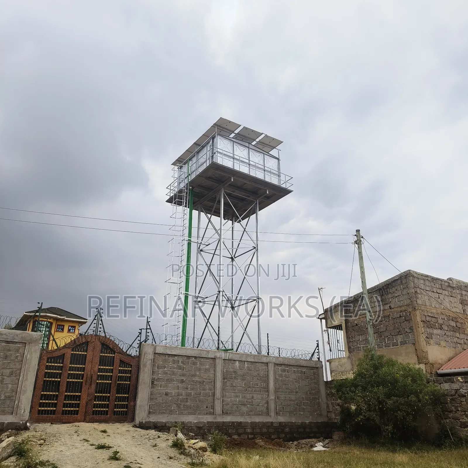 Pressed Steel Water Tanks and Tower Construction