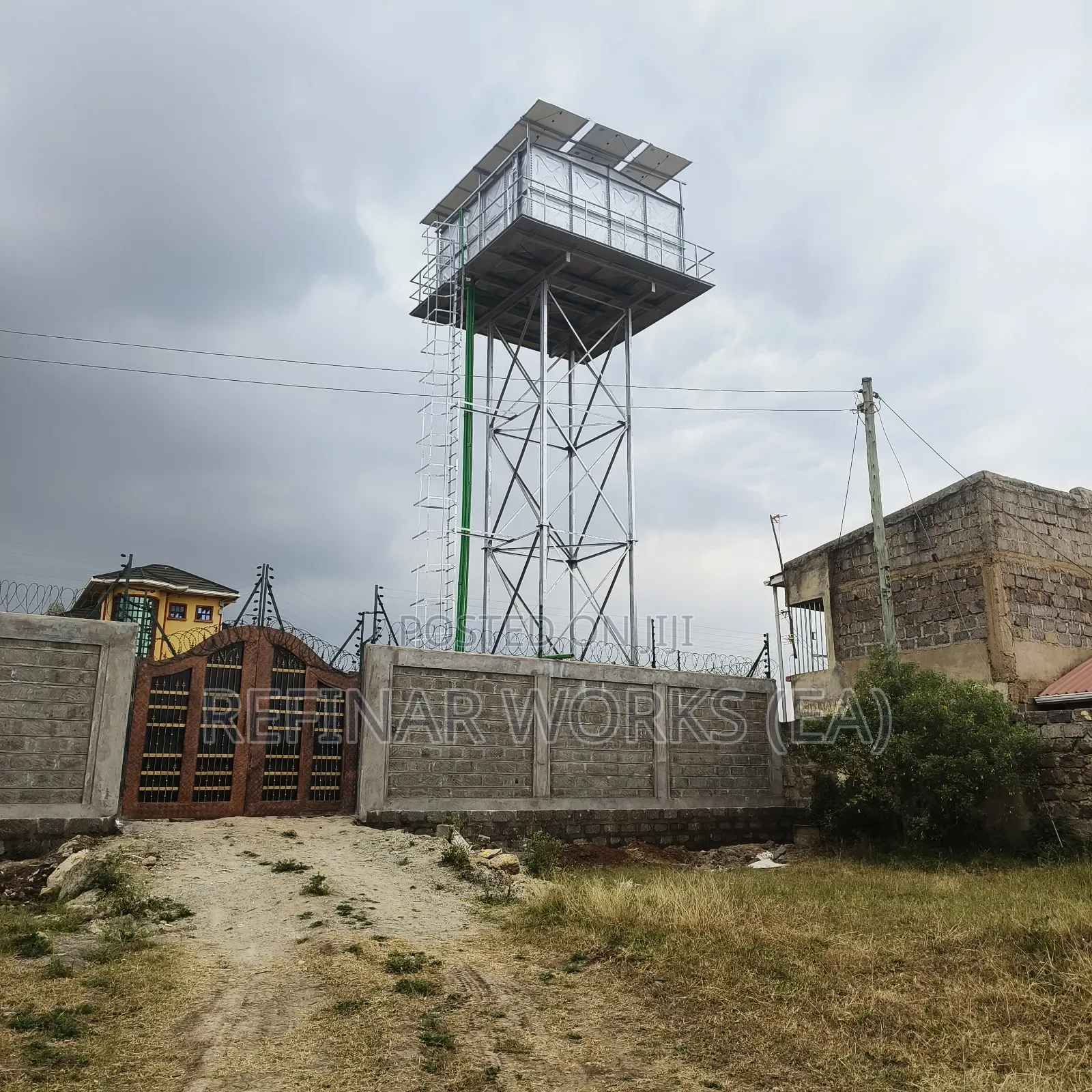 Pressed Steel Water Tanks and Tower Construction