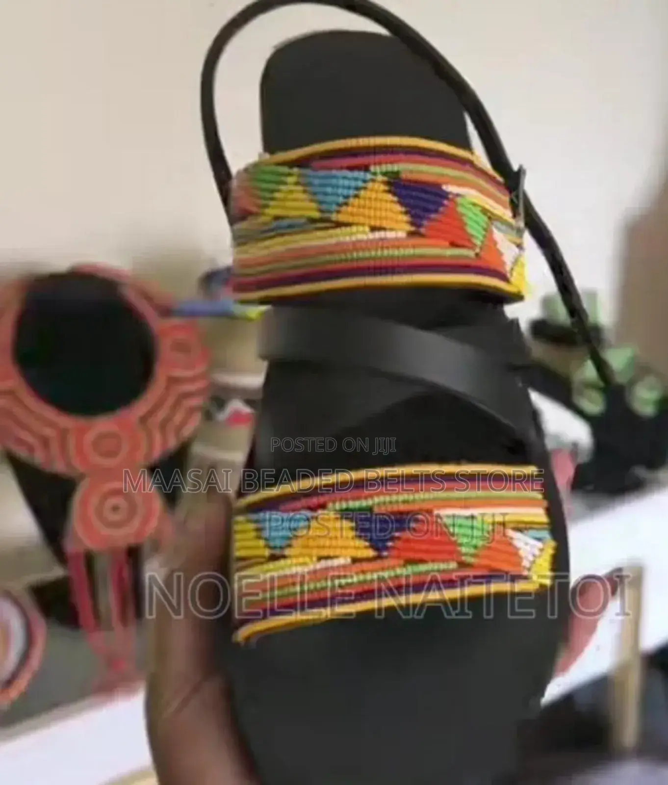 Maasai Bag With Sandals