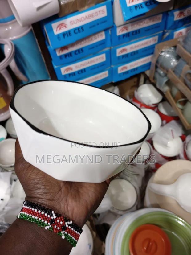 6pc Ceramic Bowls Size 6inch / 6pc Stew Bowls - thumbnail 2