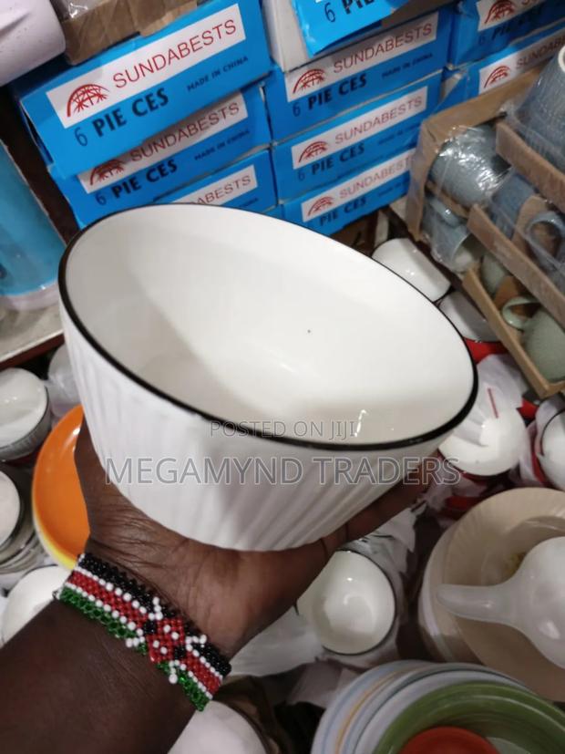6pc Ceramic Bowls Size 6inch / 6pc Stew Bowls - thumbnail 4