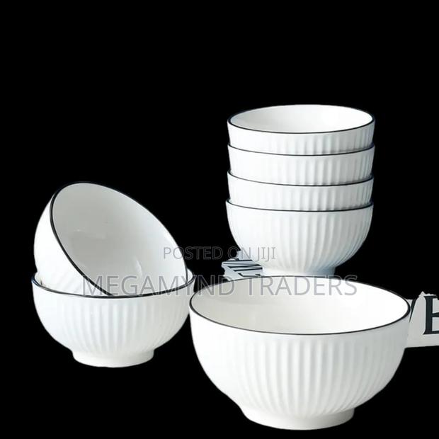 6pc Ceramic Bowls Size 6inch / 6pc Stew Bowls - main view