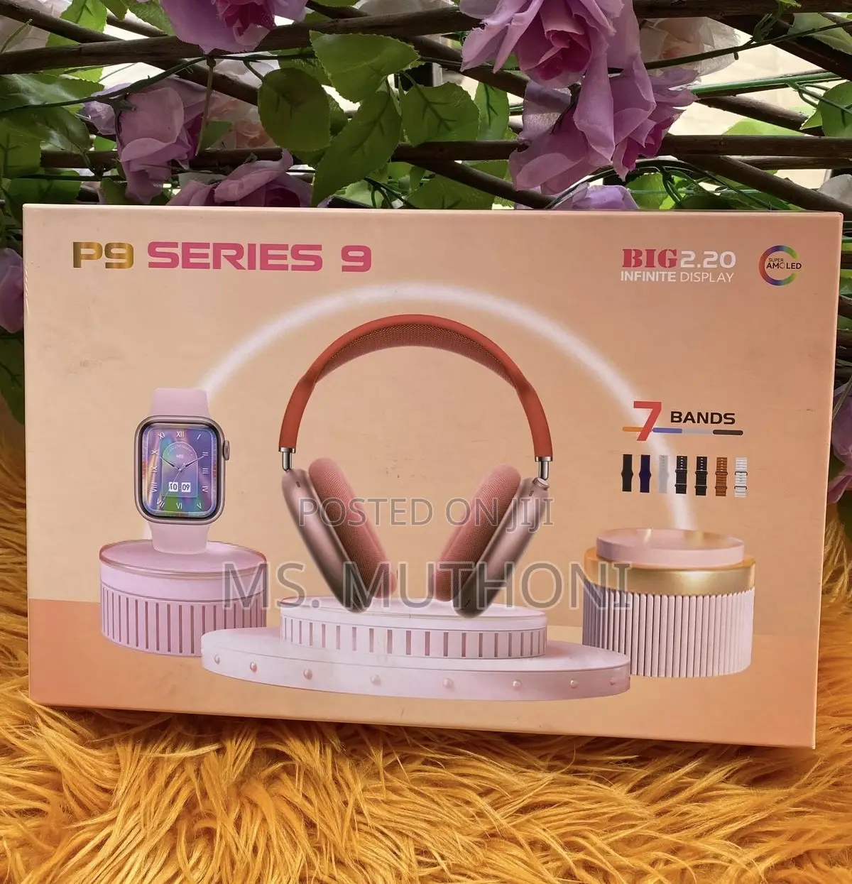 P9 Series Smart Watch /Headphones Combo