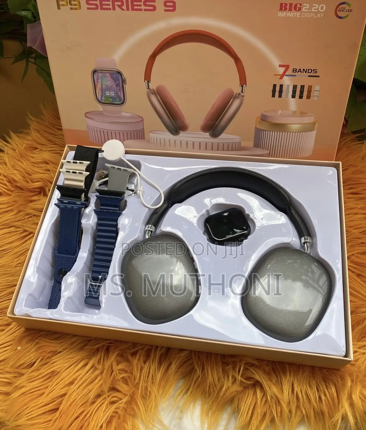 P9 Series Smart Watch /Headphones Combo