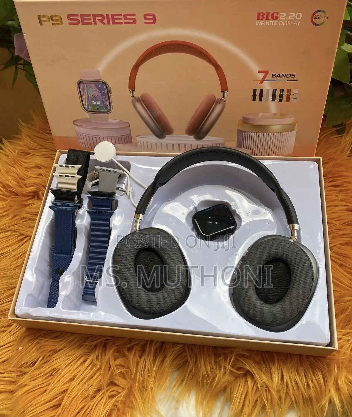 P9 Series Smart Watch /Headphones Combo