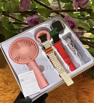 D1000 Smart Watch /Mini Fan Combo / Gift Set