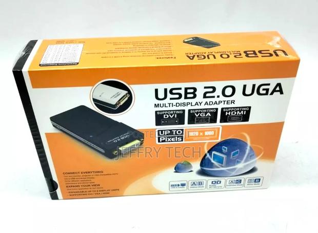 USB 2.0 UGA Multi-Display Adapter Supporting DVI+VGA+HDMI Ma