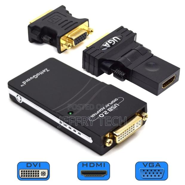 USB 2.0 to VGA / DVI / HDMI Multi Display Adapter / Video Gr - main view