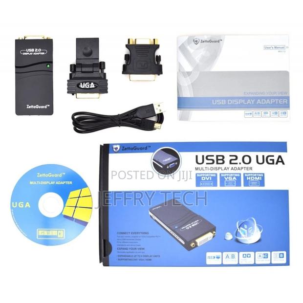 USB 2.0 to VGA / DVI / HDMI Multi Display Adapter / Video Gr - thumbnail 4