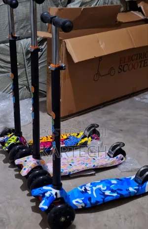 Scooter With Normal Wheels -Pink, Blue, Black