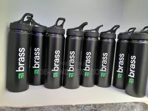 Metallic Black Water Bottle