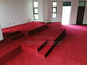 Vip Plain Red Church Alter Wall to Wall Carpets