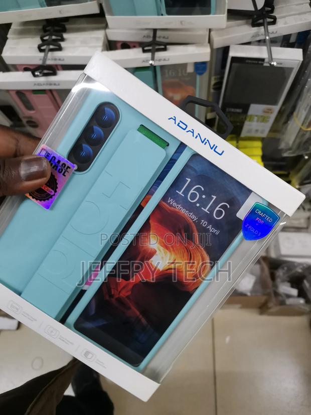 Elastic Wrist Strap Case for Samsung Galaxy Z Fold 3 5g/ Z F - thumbnail 3