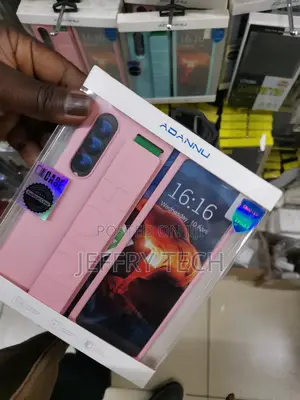 Samsung Galaxy Z Fold3 5G TPU Hinge Flip Phone Case(Pink)