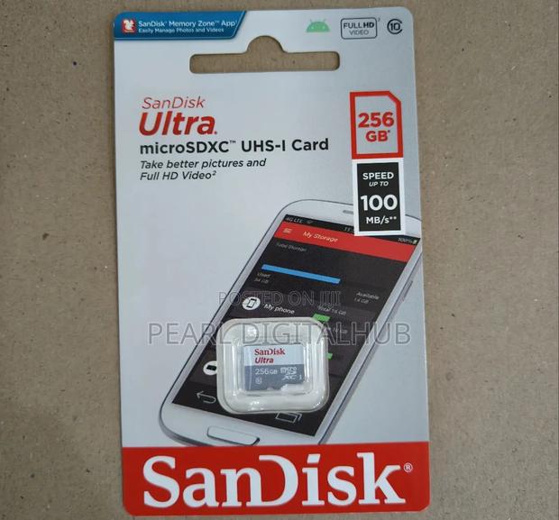 Sandisk Ultra Micro SDXC 256gb/100 MBS