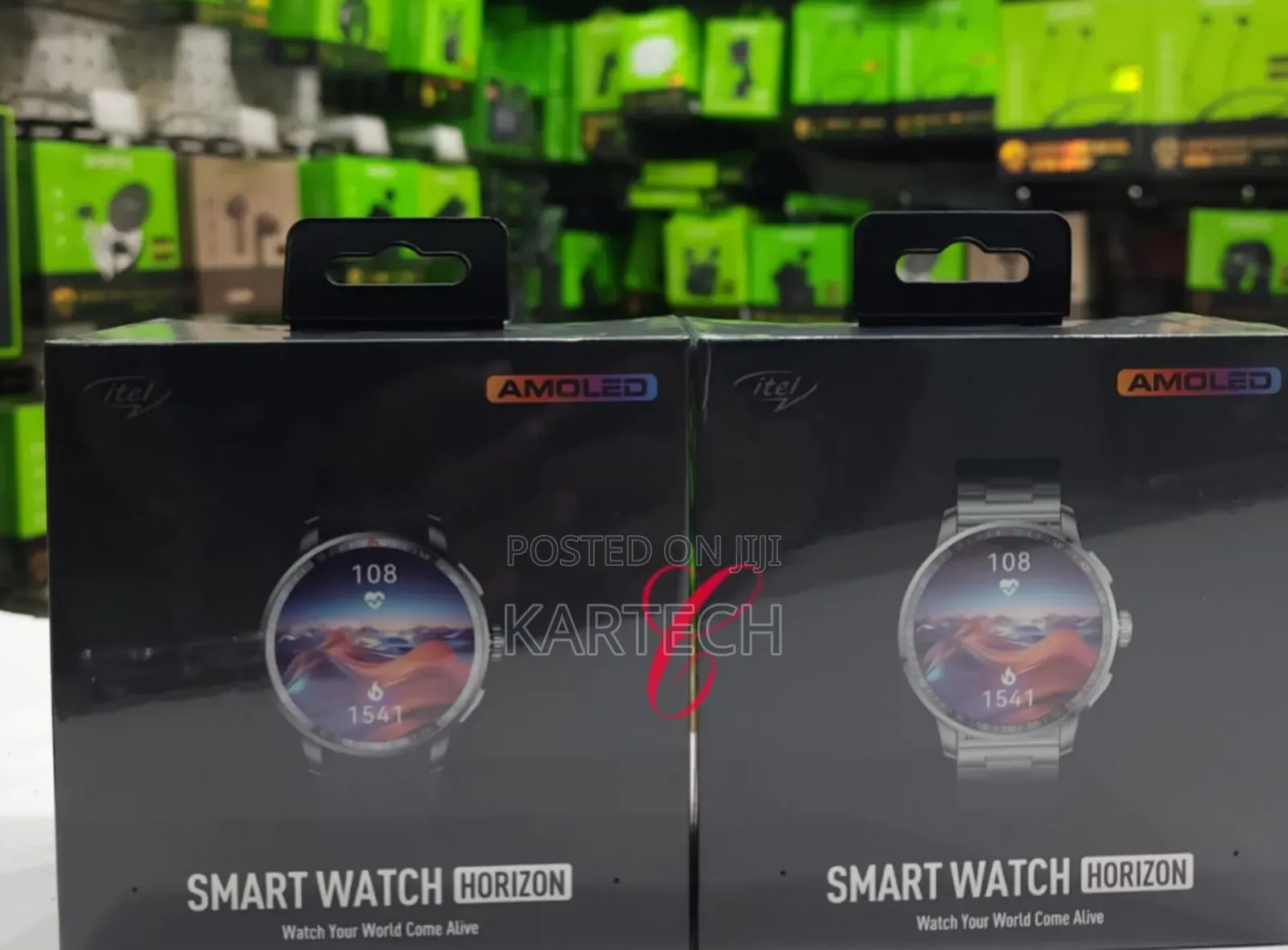 Itel Horizon 1.43" Amoled Screen Smart Watch Metallic Silver