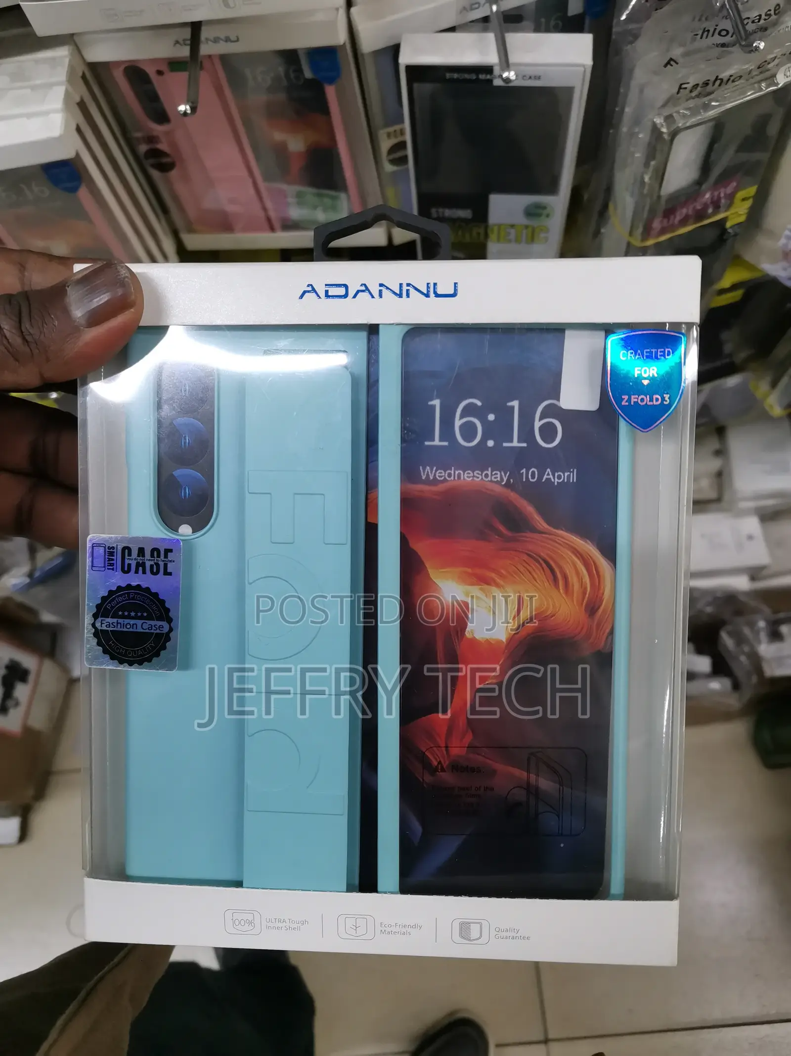 PC Foldable Phone Case With Wrist Strap for Fold 3