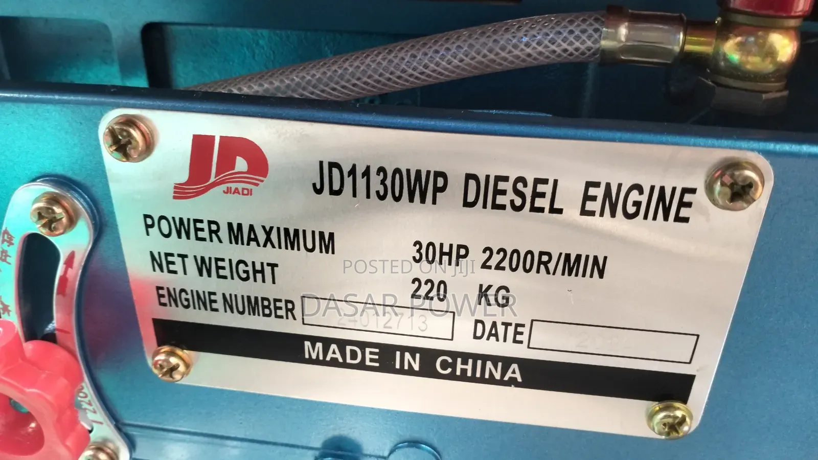 30hp Diesel High Pressure Water Pump, 135m Head