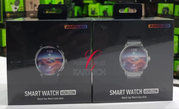 Itel Horizon 1.43"AMOLED Screen Smart Watch Rubber Gold Face - thumbnail 2