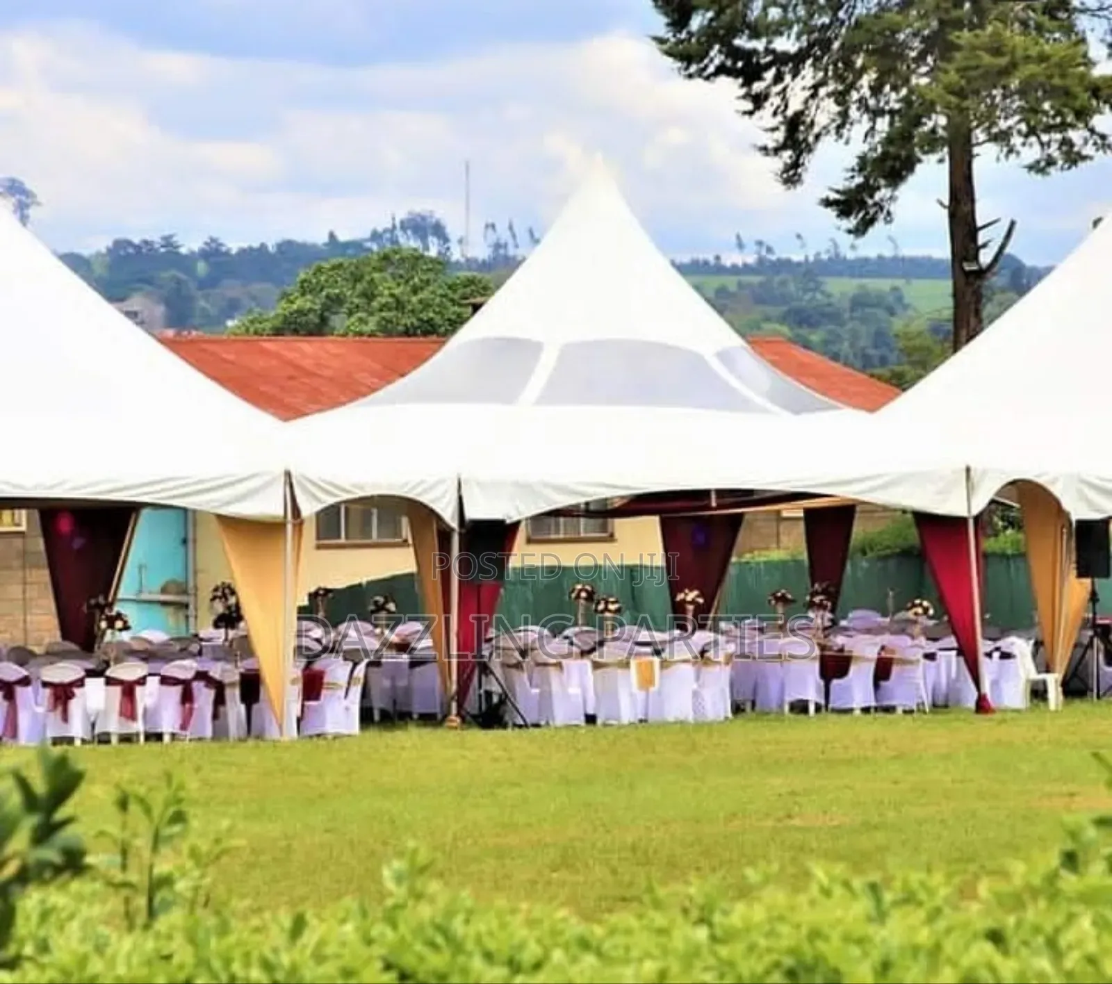 Tents, Pallazo Tents, Cocktail Tables and Chairs for Hire