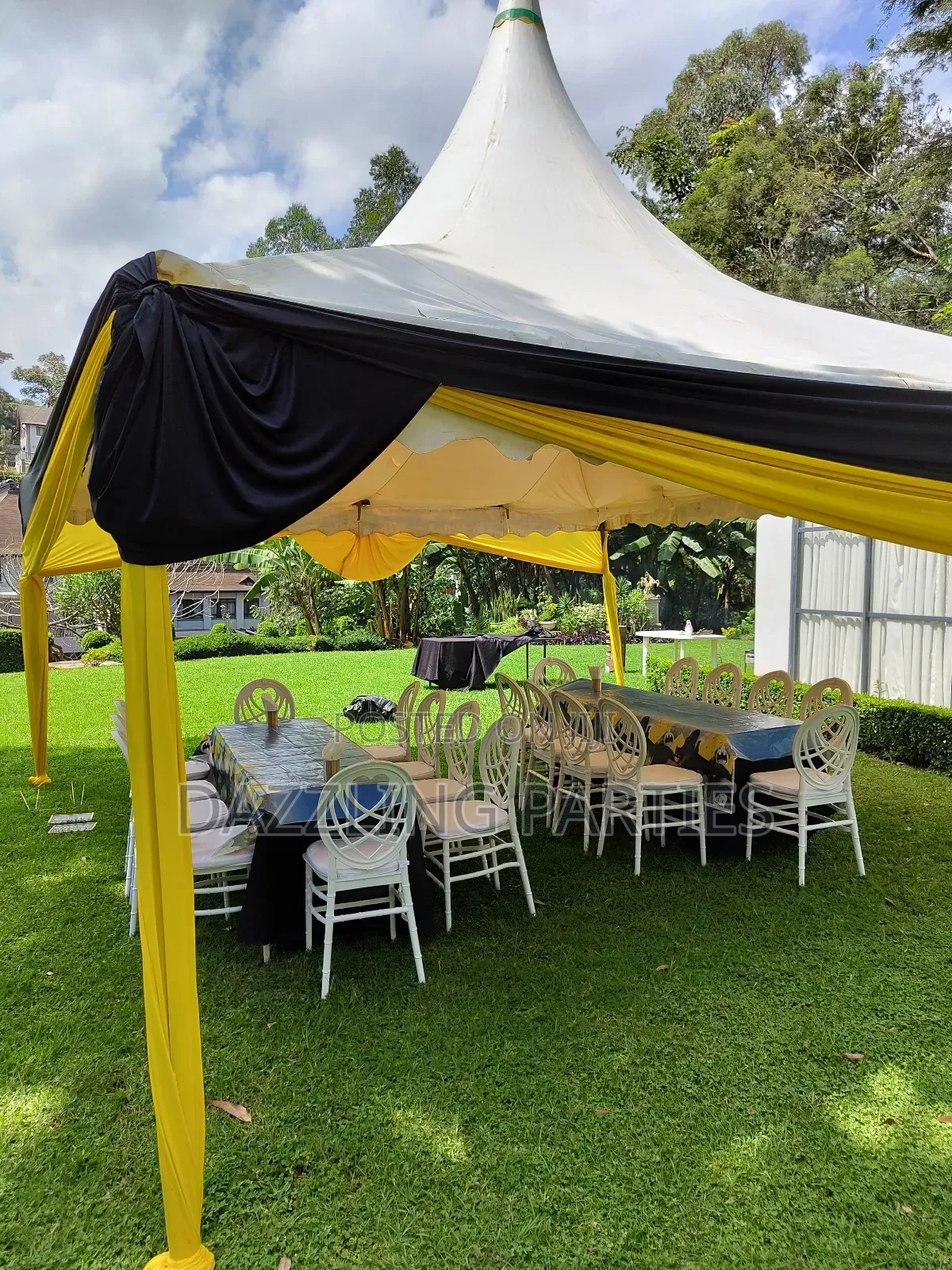 Tents, Pallazo Tents, Cocktail Tables and Chairs for Hire