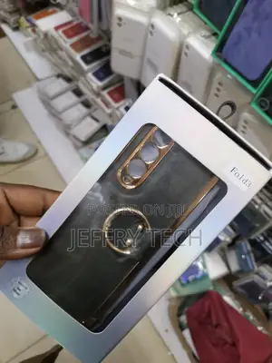 Case for Samsung Galaxy Z Fold 3, Luxury Plating Leather Cas
