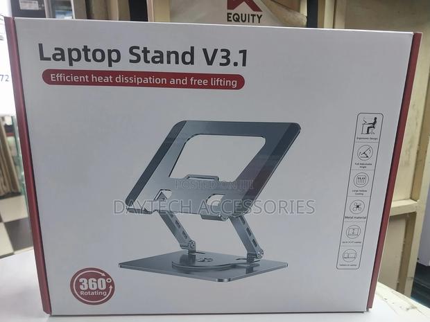 Rotating Laptop Stand 360° Adjustable Foldable Metal Stand
