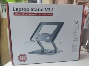 Rotating Laptop Stand 360° Adjustable Foldable Metal Stand