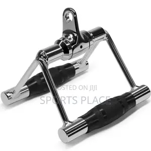 Gym Cable Attachment Vshaped Seated Row Bar With Rubber Grip
