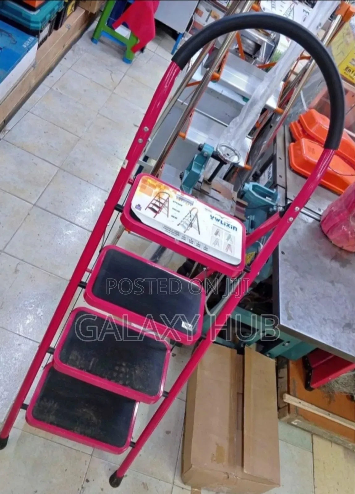 Aluminum 4steps Climbing Portable Ladder