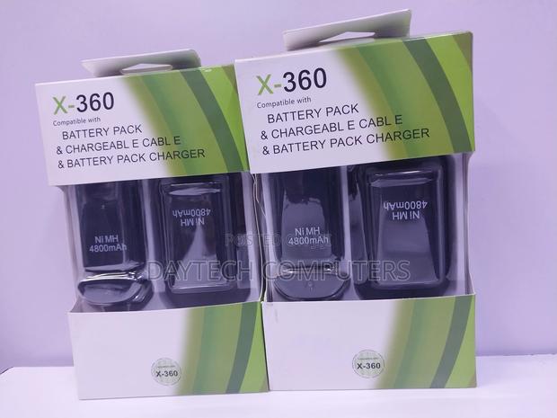 Microsoft Xbox 360 Battery Kit/Pack 2 in 1 4800mah Battery - thumbnail 3