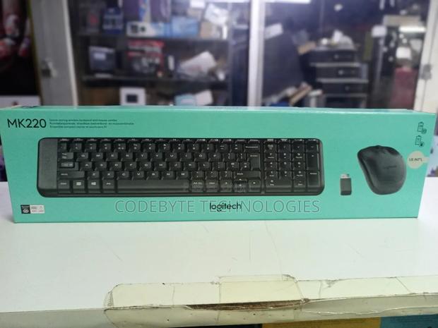 ^Logitech MK220 Wireless Keyboard Mouse Combo (Black)^