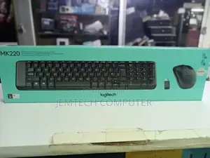 ^Logitech MK220 Wireless Keyboard Mouse Combo (Black)^